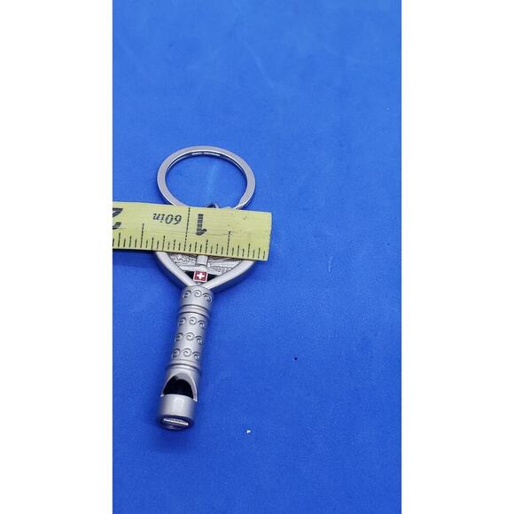 Luzern Switzerland Souvenir Keychain Whistle Swiss Flag Metal Pilatus Bridge - Picture 8 of 8